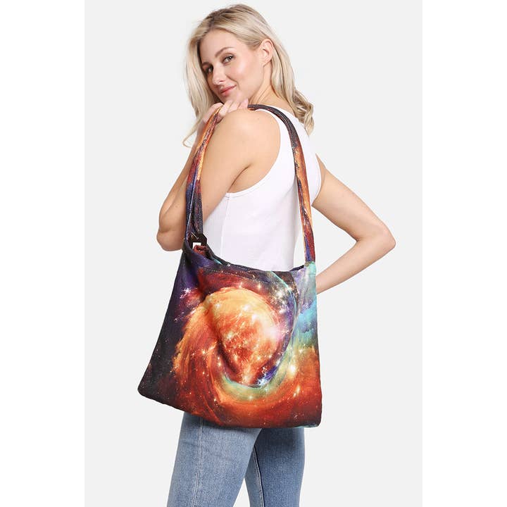 Hana - Wholesale Beach Bag - Galaxy Nebula Print Beach Towel Bag7