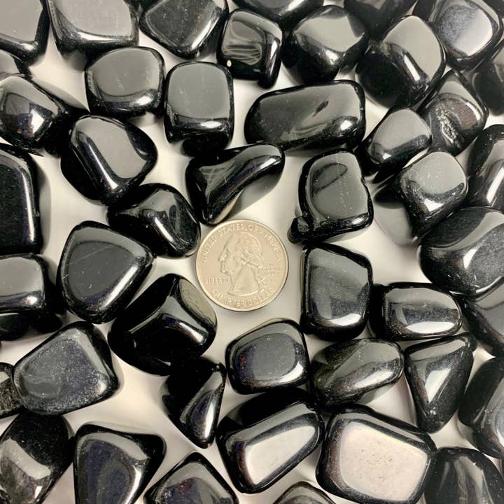 Pelham Grayson Rose - Wholesale Spiritual Stone/Crystal - Black Obsidian | Tumbled | Mexico