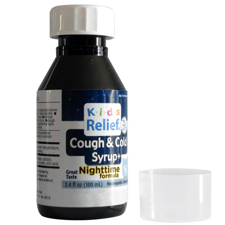 homeolab International Inc - Wholesale Oral Supplement/Vitamin - Kids Relief Cough&Cold Nighttime Syrup for Kids 0-12, 3.4 oz3
