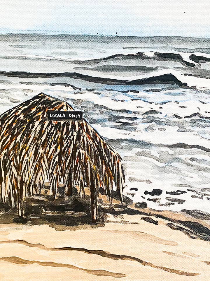 Locals Only Print for wholesale by Makenzie Kurz Art