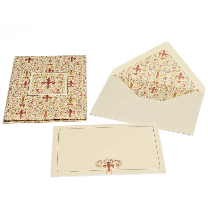 Grote notitieblok 'Lily' met 10 vellen en enveloppen voor wholesale door Kartos