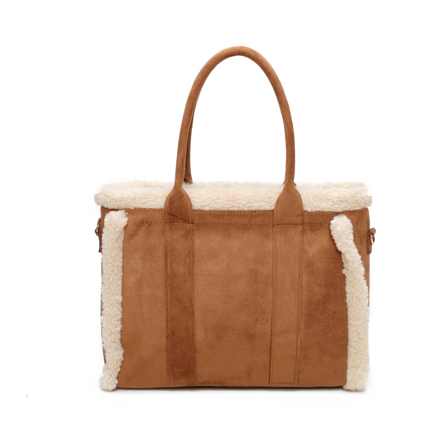 INES DELAURE – wholesale Tote bag – Women's – Bag with faux fur2