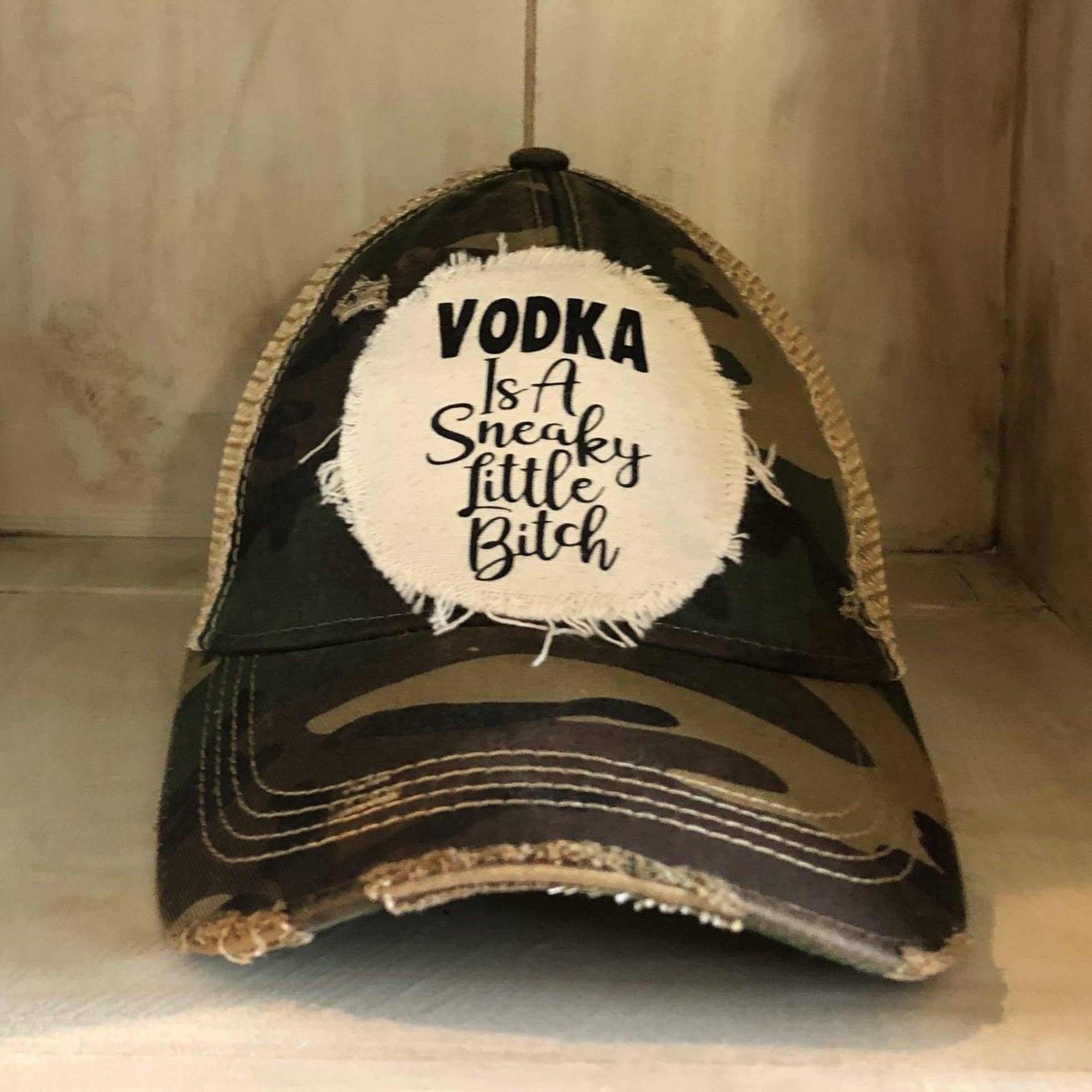BohoGroove - Wholesale Baseball Cap - Women's - Vodka is a Sneaky Little Bitch Hat, Vodka Ball Cap17