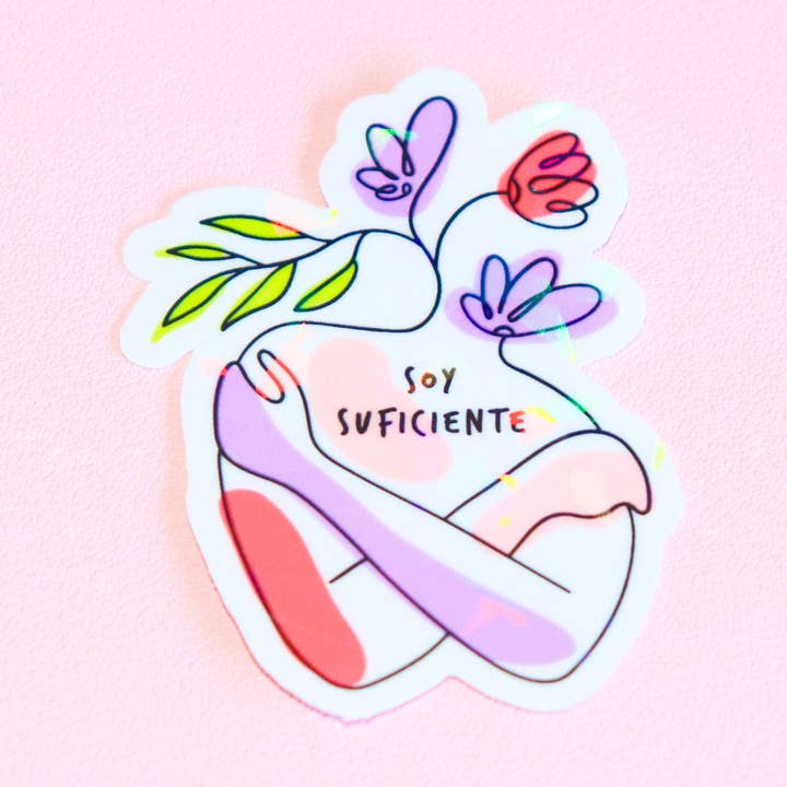 Soy Suficiente Sticker - I am Enough Spanish - Transparent and other Purchase Wholesale transparent plastic bottles. Free Returns & Net 60 Terms on Faire trending on Faire.
