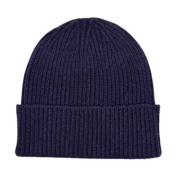 BARNMÖSSA MED HÖG UPPVIKT I MÖRKBLÅTT för wholesale av BeCap