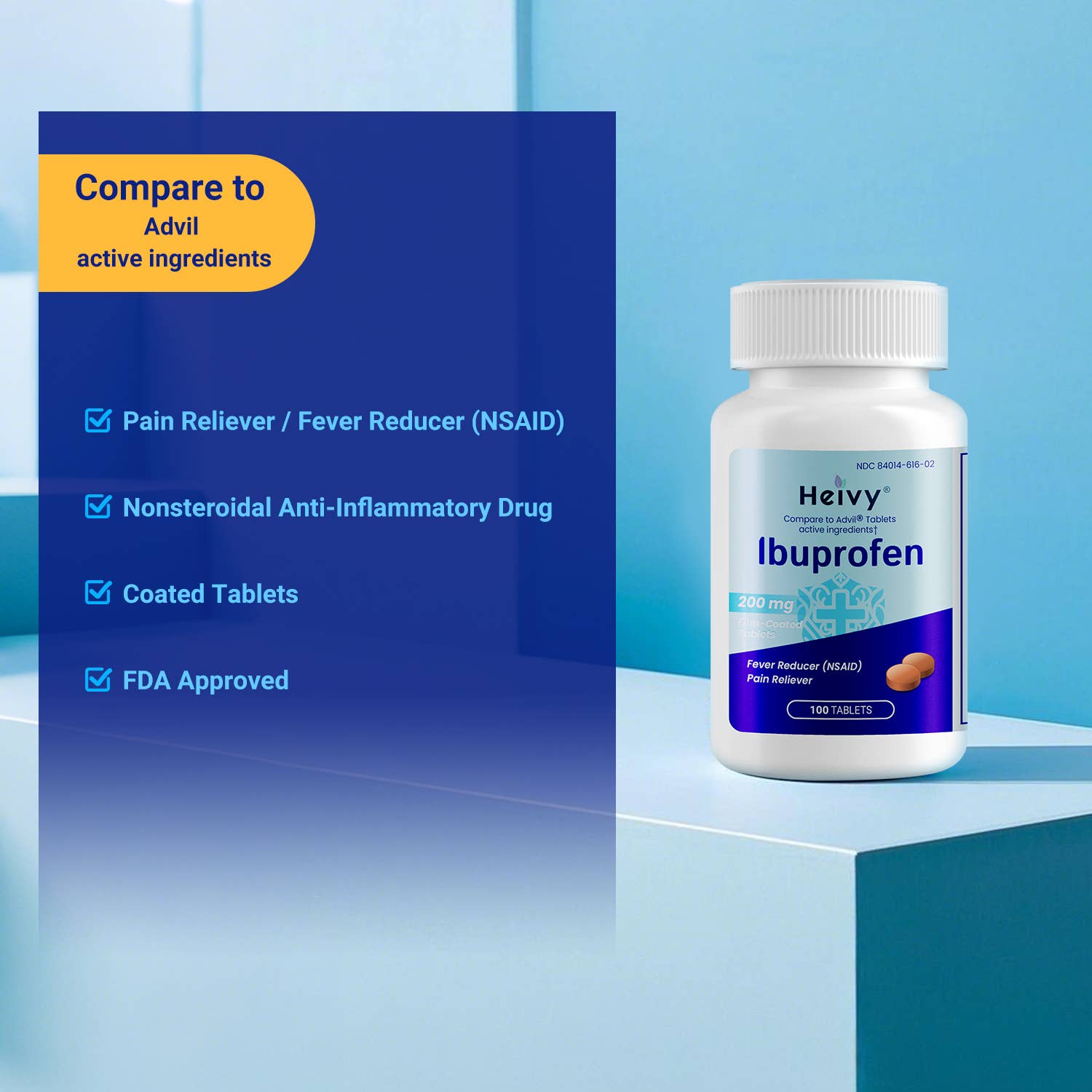 Heivy - Wholesale Oral Supplement/Vitamin - Heivy Ibuprofen – FAST & EFFECTIVE5