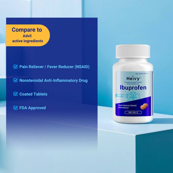 Heivy - Wholesale Oral Supplement/Vitamin - Heivy Ibuprofen – FAST & EFFECTIVE5