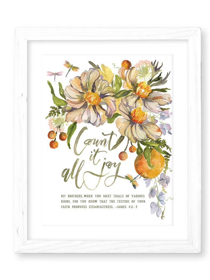 Tæl det hele Joy Print for engroshandel hos GraceLaced by Ruth Chou Simons