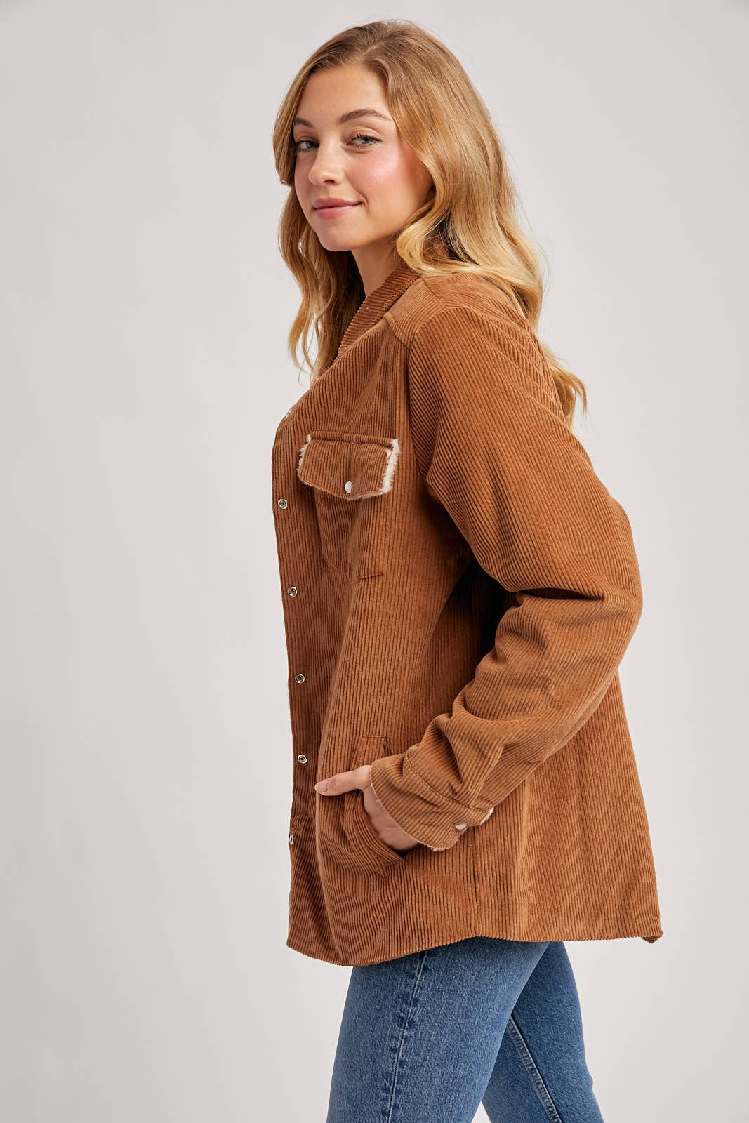 Camel CORDUROY SHERPA for wholesale on Faire17