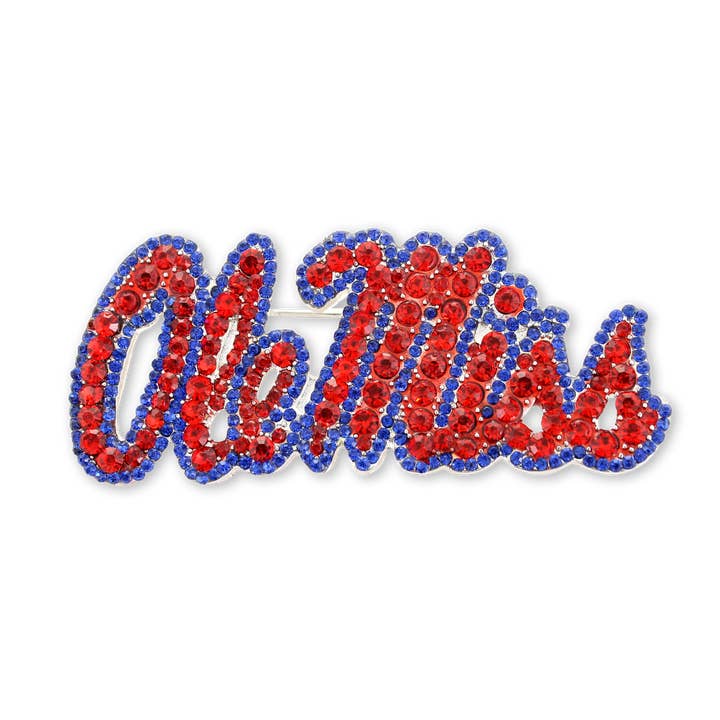 Seasons Jewelry - Wholesale Lapel Pin/Button - Mississippi Crystal Logo Pin2