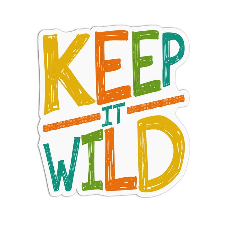 Girls Printing House - Wholesale Sticker - Keep It Wild Vinyl Waterproof Stickers