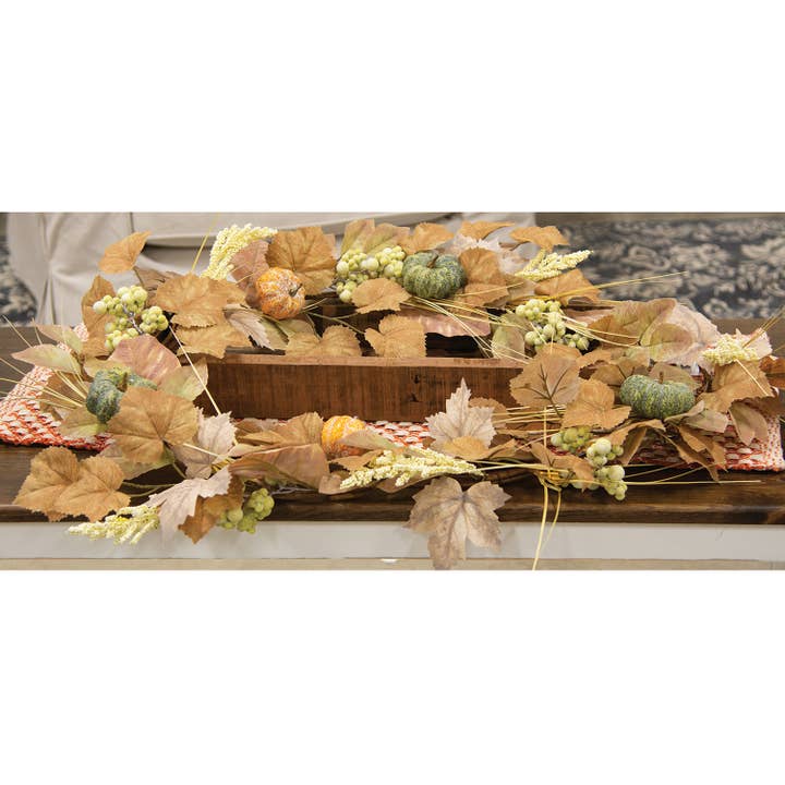 Saybrook Lane - Wholesale Bunting/Garland - Wind Washed Fall Foliage Garland, 5.5 Ft.1