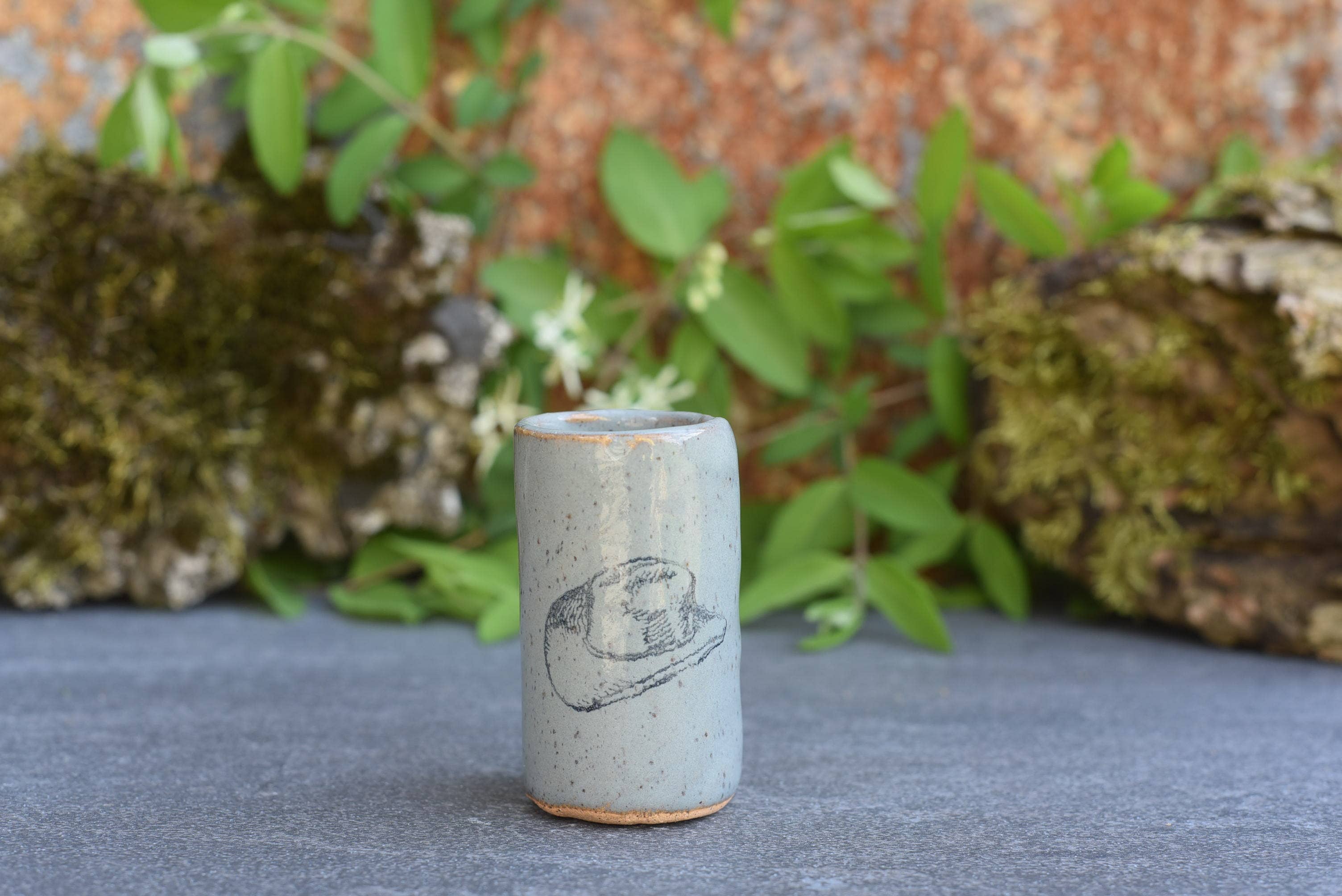Mix Pack of Glazes Tiny Tumblers - Cowboy Hat for wholesale on Faire