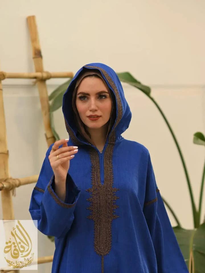 Palestinian Elegance - Wholesale Kaftan - Women's - Experience the Allure of Moroccan Fashion with Palestinian Elegance7