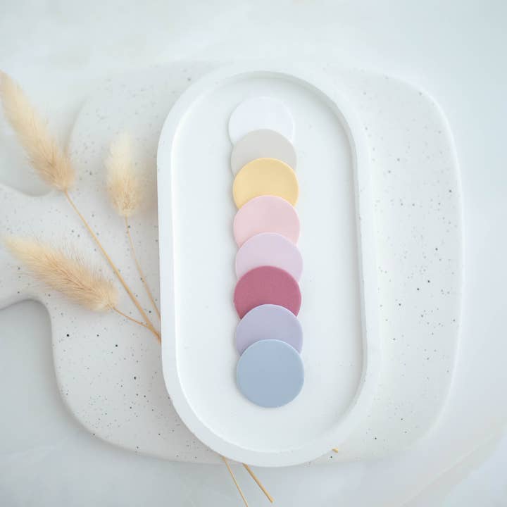 Hazel n Blue – wholesale Hängande örhängen – Lerörhängen | Små Dahlia Dingles10