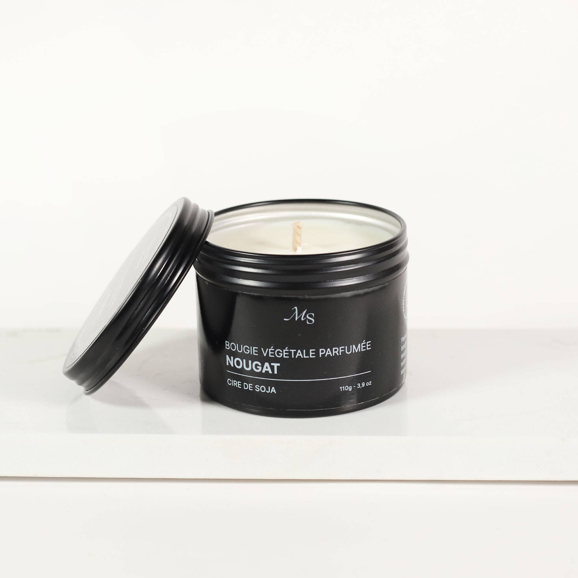 Maison Séjour - Wholesale Jar/Filled Candle - Metal candle - Nougat0