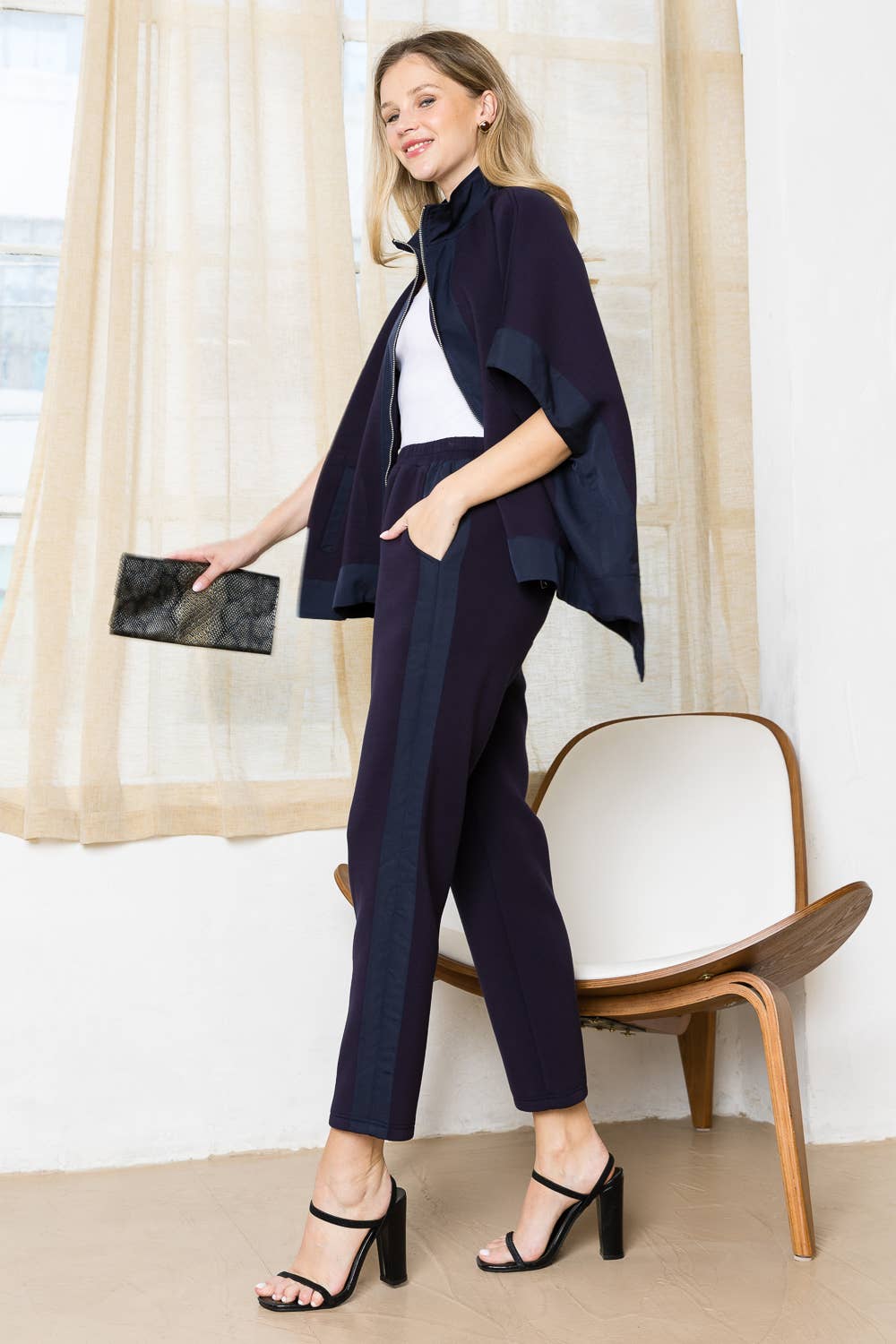 Joh Apparel - Vente Veste – femme - Veste Poncho de Plongée Française Felecia Stretch11