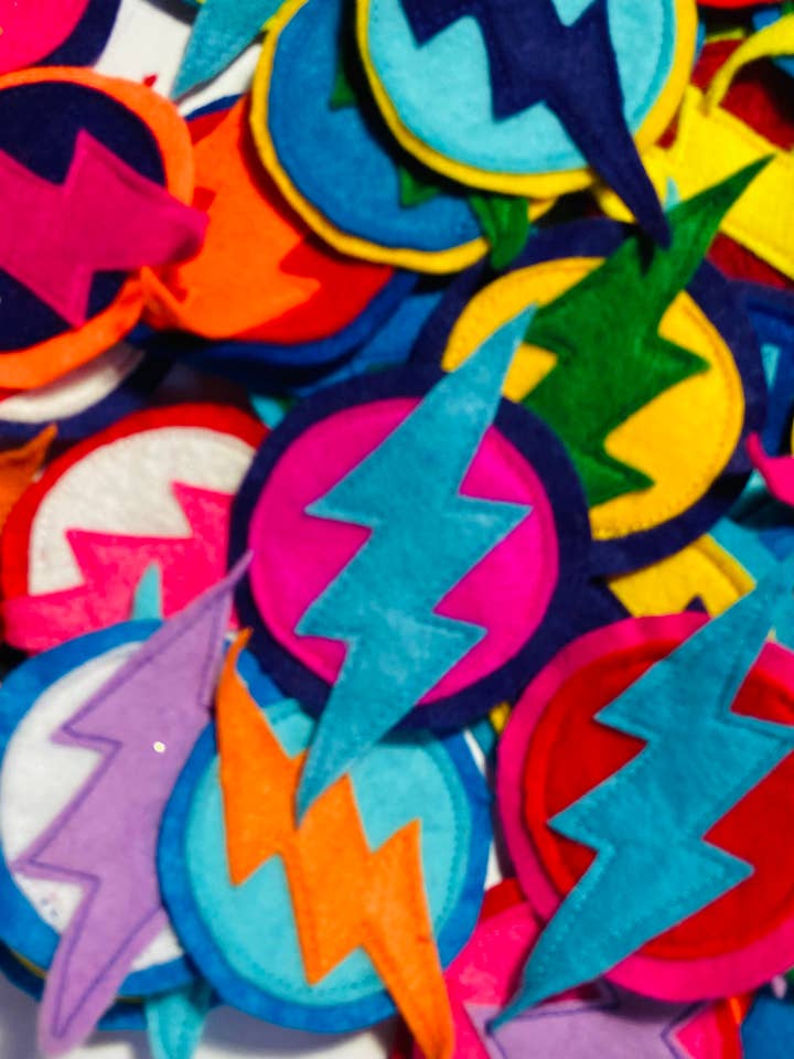 The Flat Of Kat - Wholesale Costume - Kids - Superhero Badges1