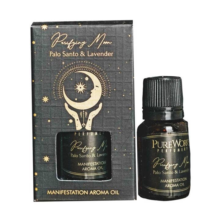 Olio Aromatico Esoterico Purificante Luna, Palo Santo e Lavanda per la vendita all'ingrosso da parte di Shared Earth