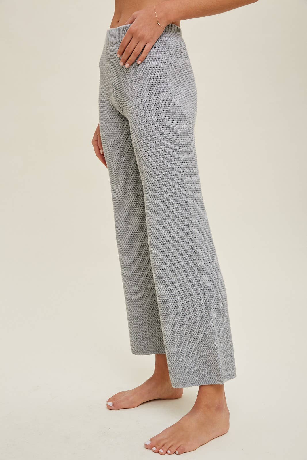 Wishlist Apparel - Wholesale Pants - Women's - TEXTURED SWEATER PANTS / WL22-7514B1