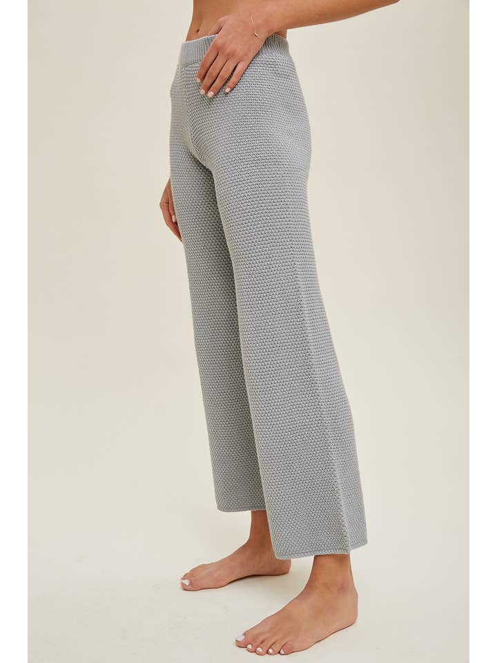 Wishlist Apparel - Wholesale Pants - Women's - TEXTURED SWEATER PANTS / WL22-7514B1