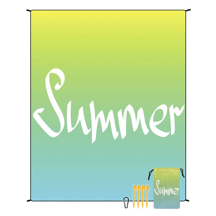 Couverture de pique-nique extérieure bohème imperméable et coupe-vent pour la vente par Liffy