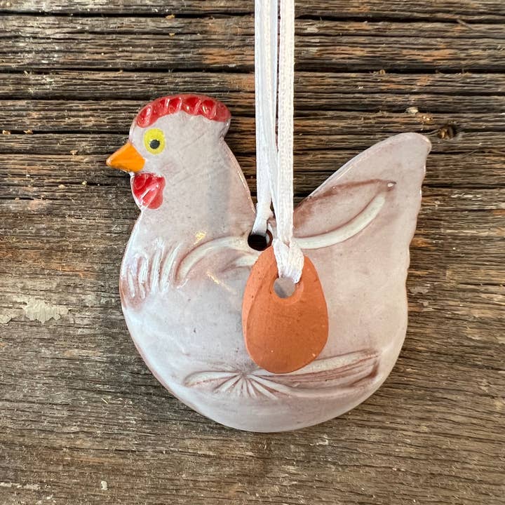 Wayne Village Pottery - Wholesale Ornament - Chicken & Egg Ornament4