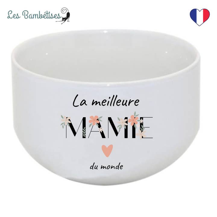 Ciotola Nonna Fiori Boho per la vendita all'ingrosso da parte di les bambetises