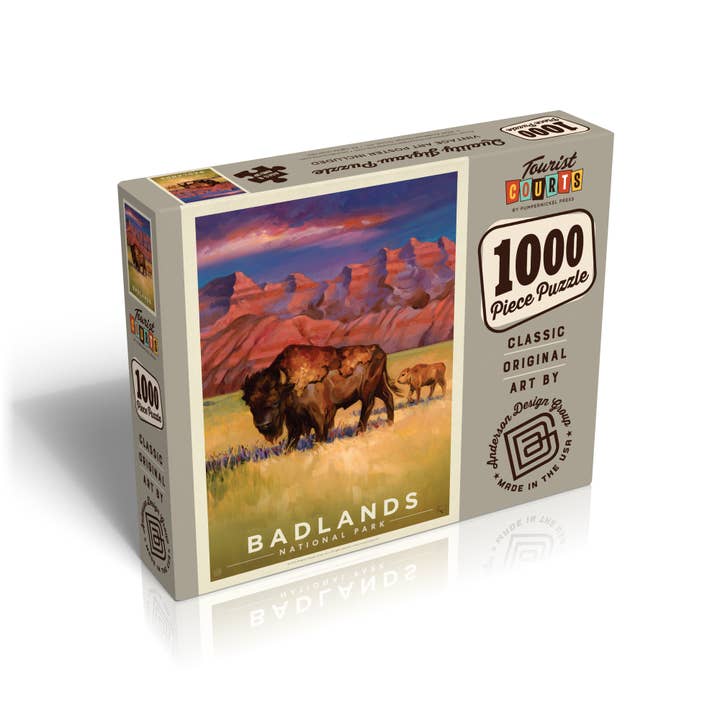 Tourist Courts - Wholesale Puzzle - Adult - Badlands NP - Bison Puzzle3
