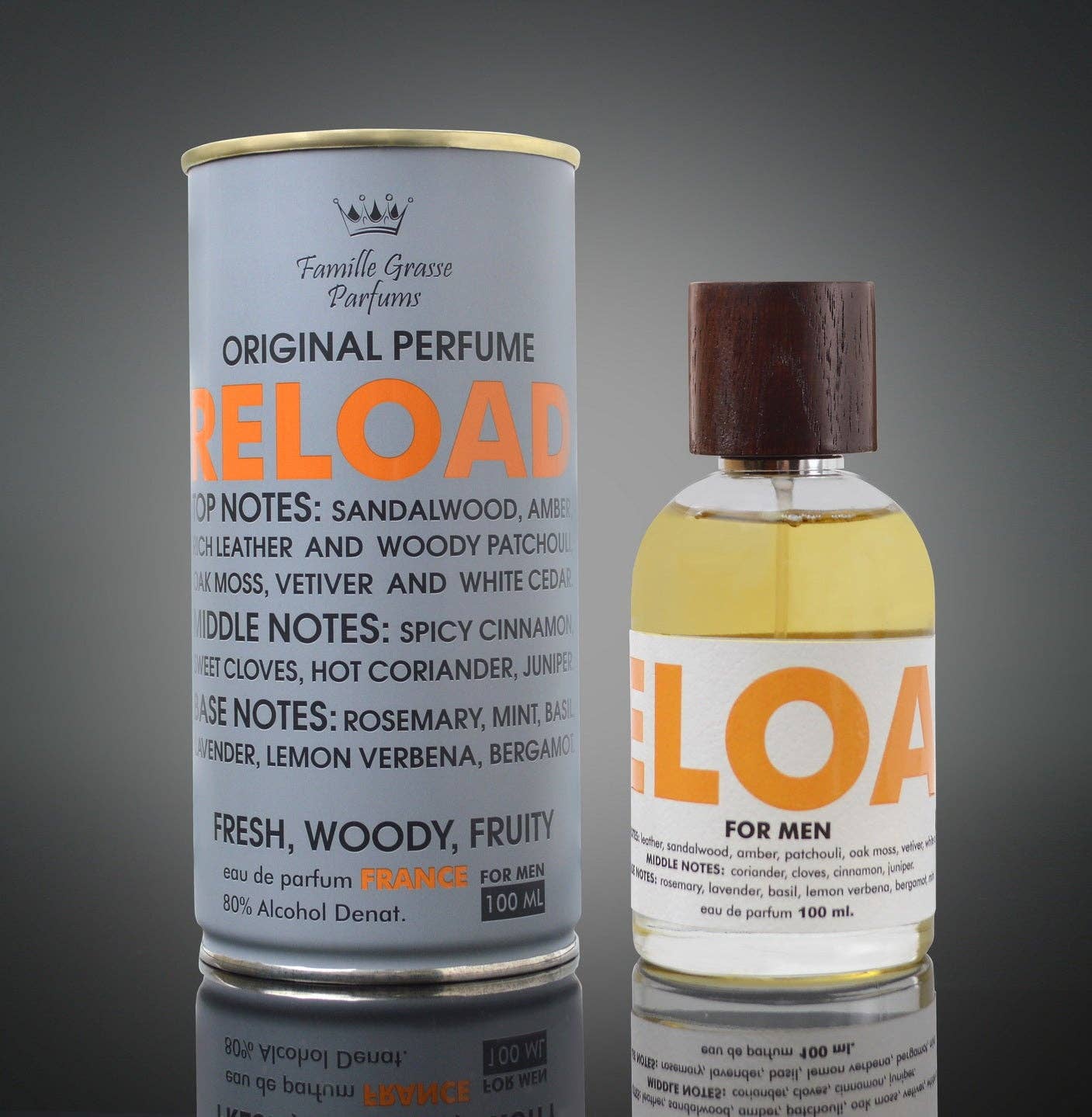 FAMILLE GRASSE PARFUMS - Vendita all'ingrosso Profumi/Eau de toilette - RELOAD eau de parfum per uomo 100 ml2