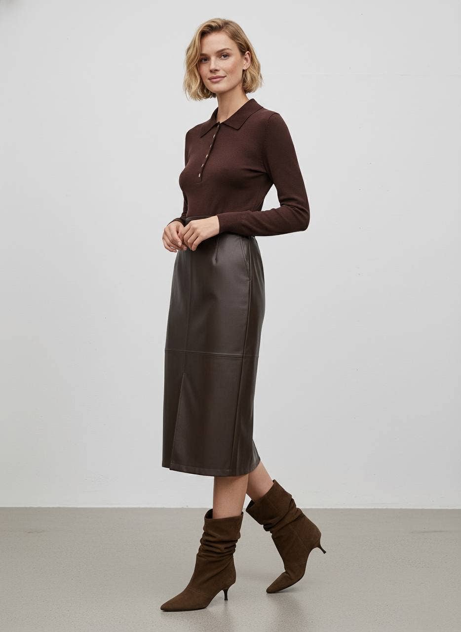 Anaz - Wholesale Polo - Women's - Knit Polo Shirt2