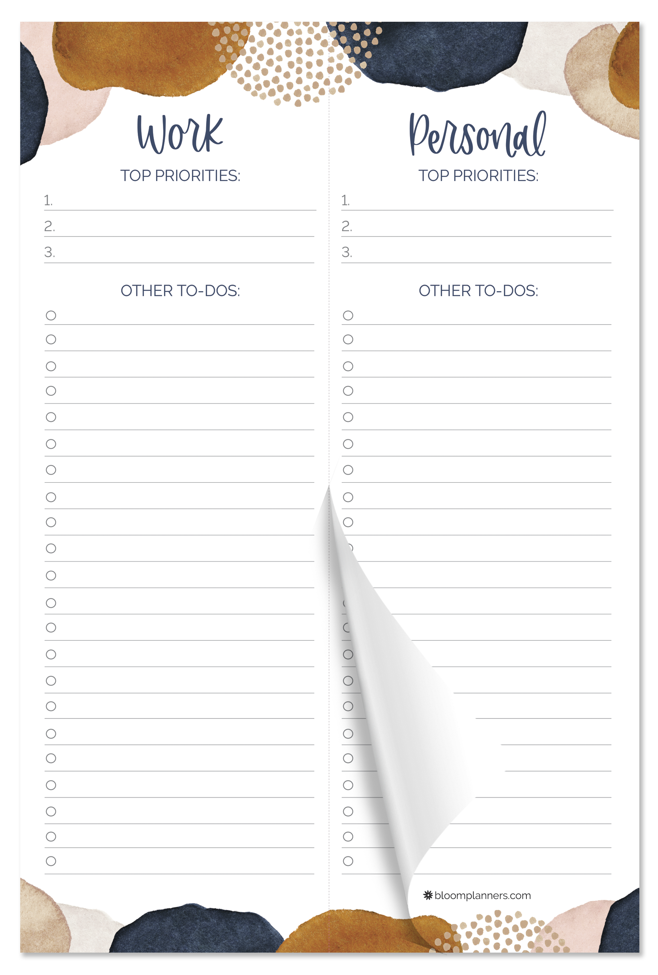 bloom daily planners - Wholesale Notepad - Work & Personal To Do List Pad 6x9 in8