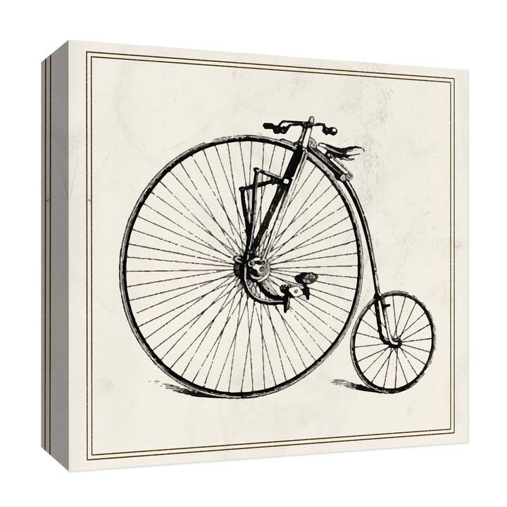 Old Bike 22'' x 22'' Canvas Wall Art for wholesale by PTM Images