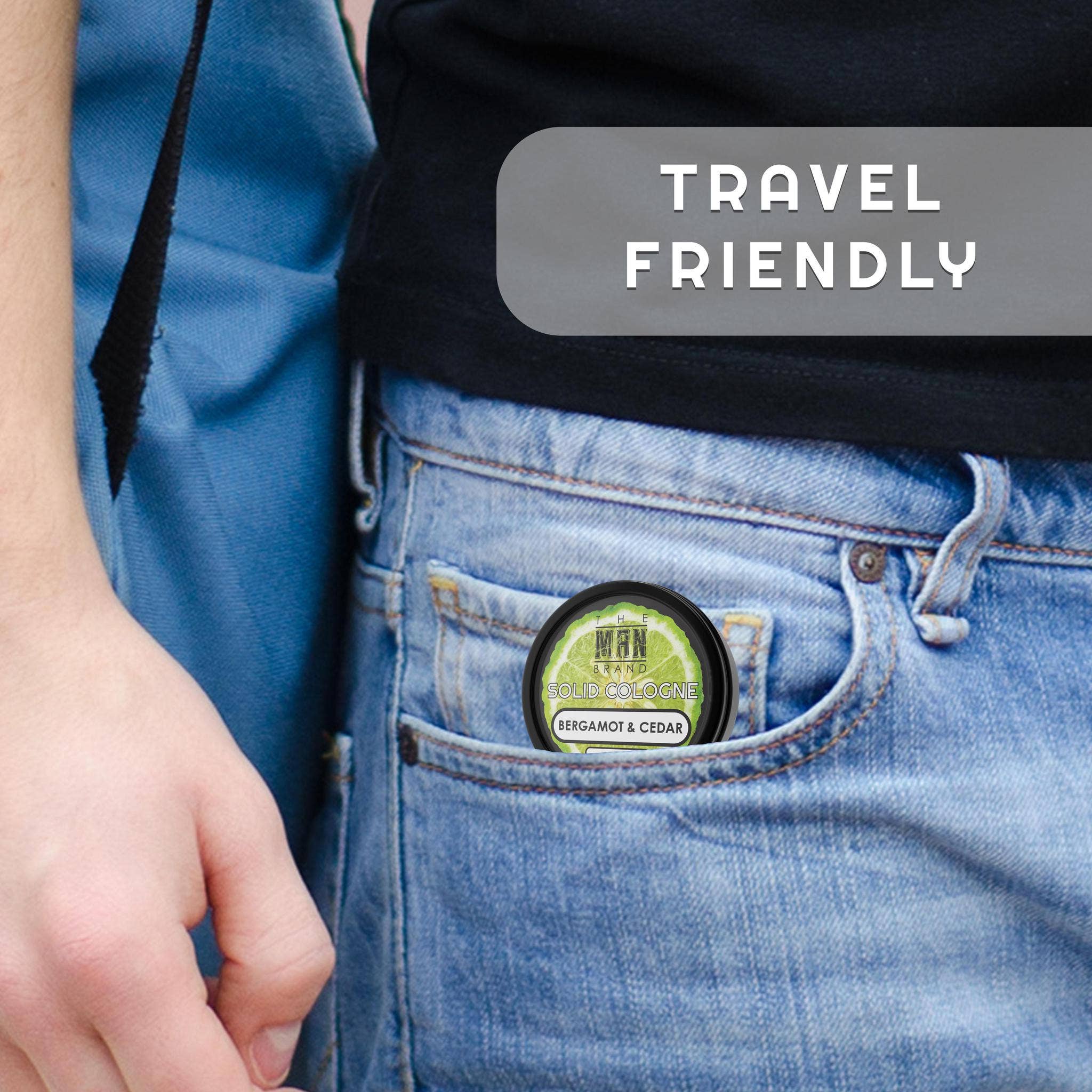 The Man Brand - Wholesale Solid Cologne - Bergamot and Cedar Solid Cologne - 1 Ounce1