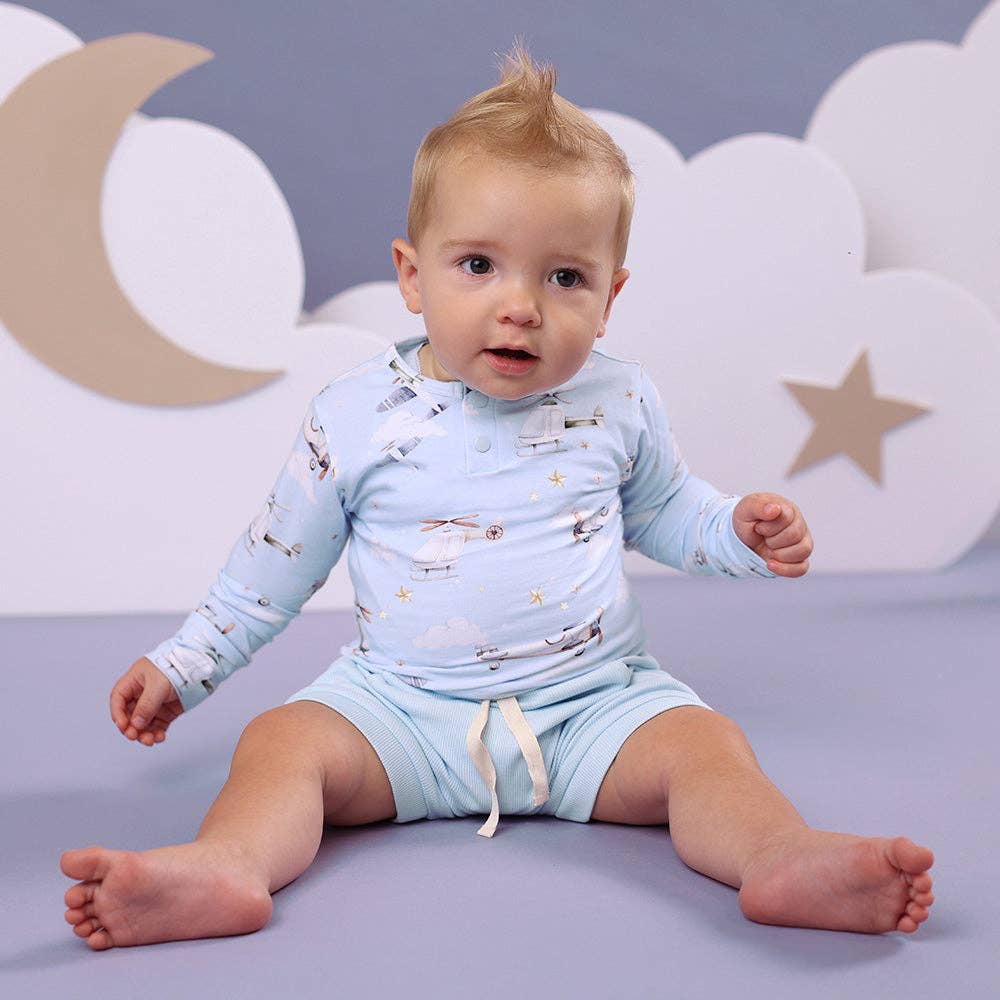 Snuggle Hunny – Großhandel Body (ohne Füße) – Baby – Langarm-Body aus Bio-Baumwolle "Taking Flight"6