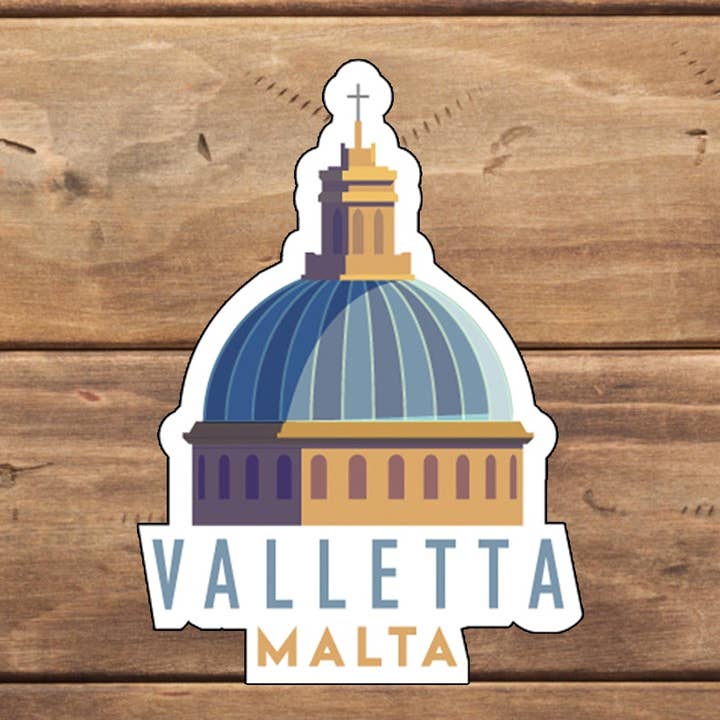 Malta Sticker, Vinyl klistermærke, bærbar klistermærke, Tablet klistermærke for engroshandel hos C3DAR Design
