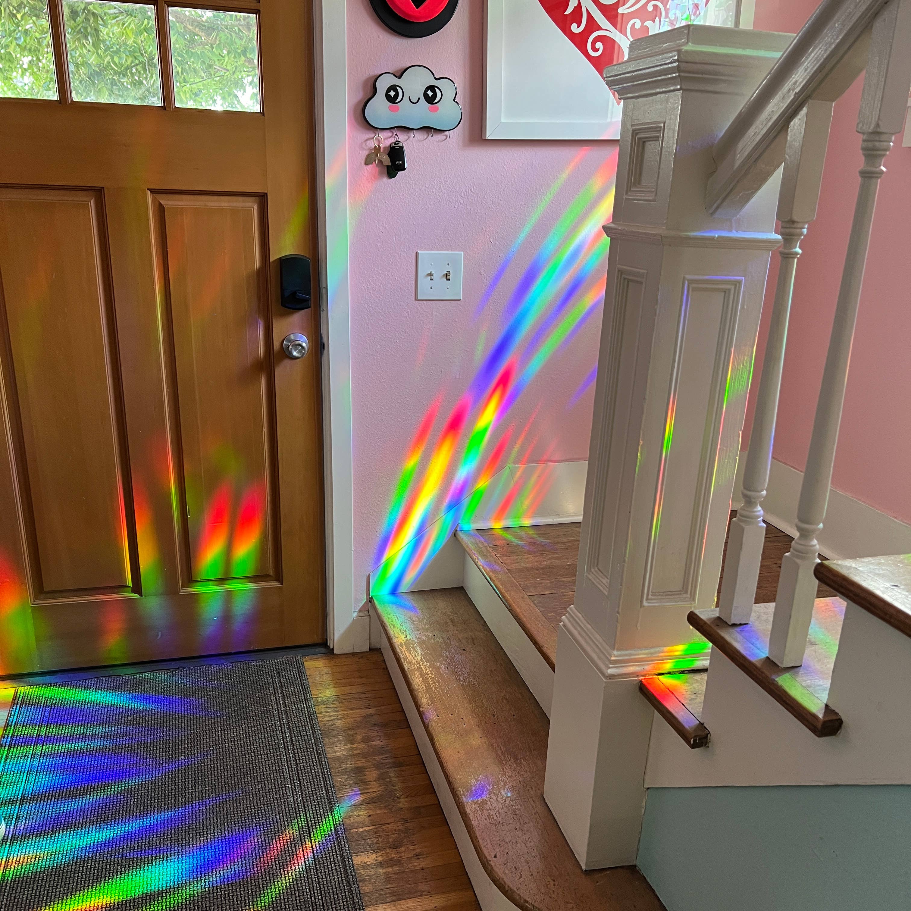 Wokeface - Wholesale Suncatcher - Suncatcher - Rainbow Cloud2