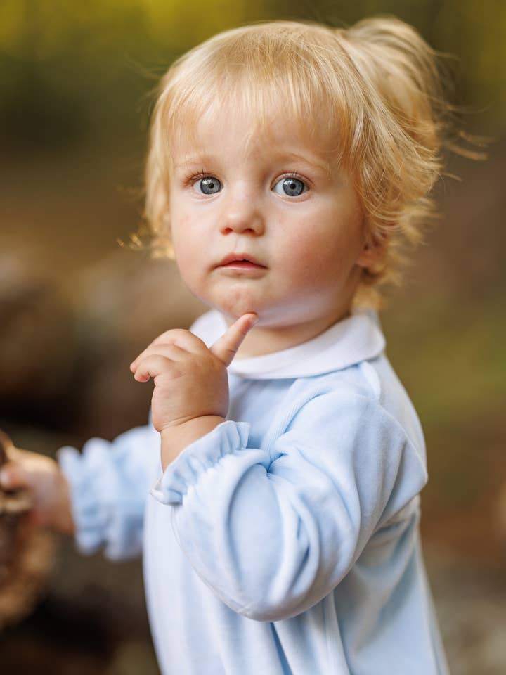 Liam Romper for wholesale by cherished child co