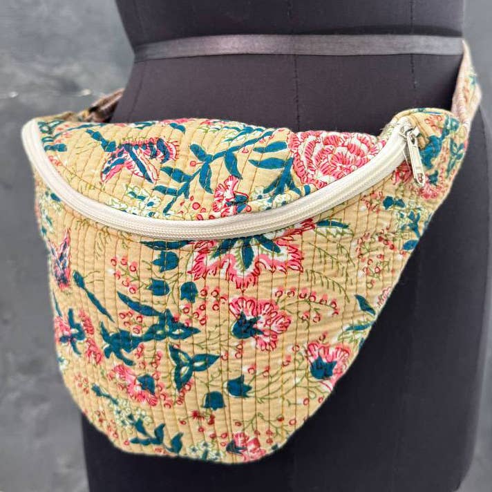 GYPSY STUDIO - Vendita all'ingrosso Marsupio - Donna - Borse in Cotone Kantha Trapuntato Boho Marsupio Avventura1