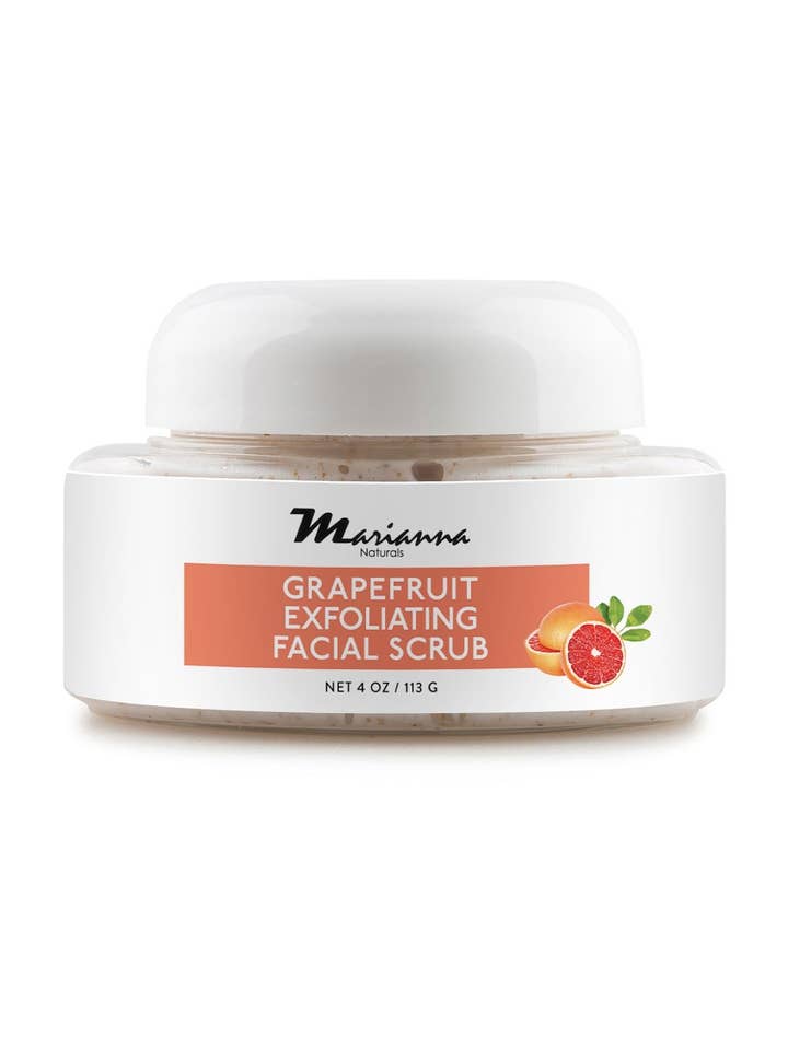 Grapefruit Exfoliating Facial Scrub for wholesale by Marianna Naturals Corp.