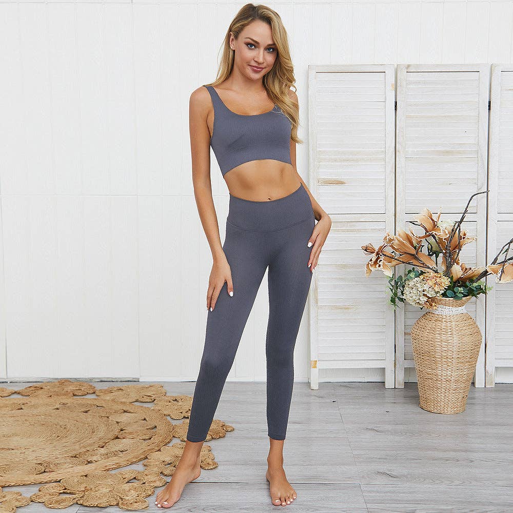 Pyzis - Wholesale Activewear set – Women′s - [Updated Schedules] 2 Piece Workout Yoga Set12