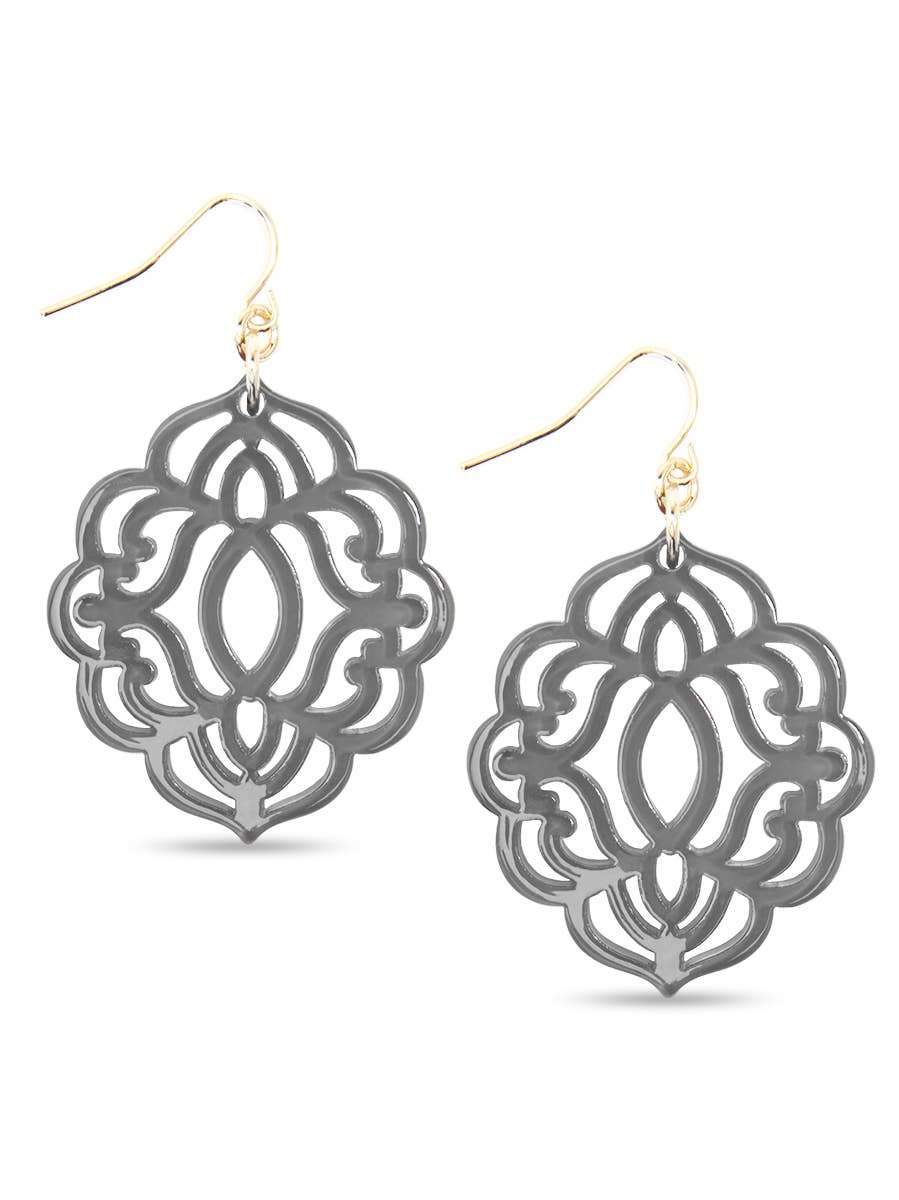 ZENZII Jewelry – Engroshandel Hængeøreringe og creoløreringe – Barok Resin Drop Øreringe3