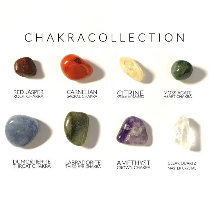 Crystal Grids - Wholesale Spiritual Stone/Crystal - Chakra Collection - Rox Box - 8 pack - Crystals and Stones1