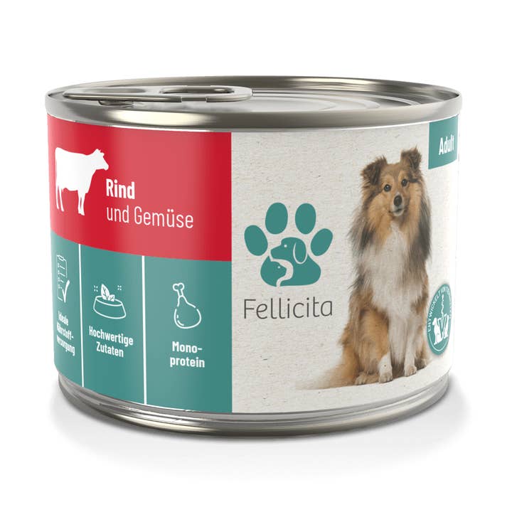 Fellicita hund nötkött & grönsaker 200g tenn för wholesale av Fellicita