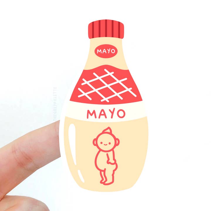 Japanese Mayo Sticker for wholesale by The Grey Palette