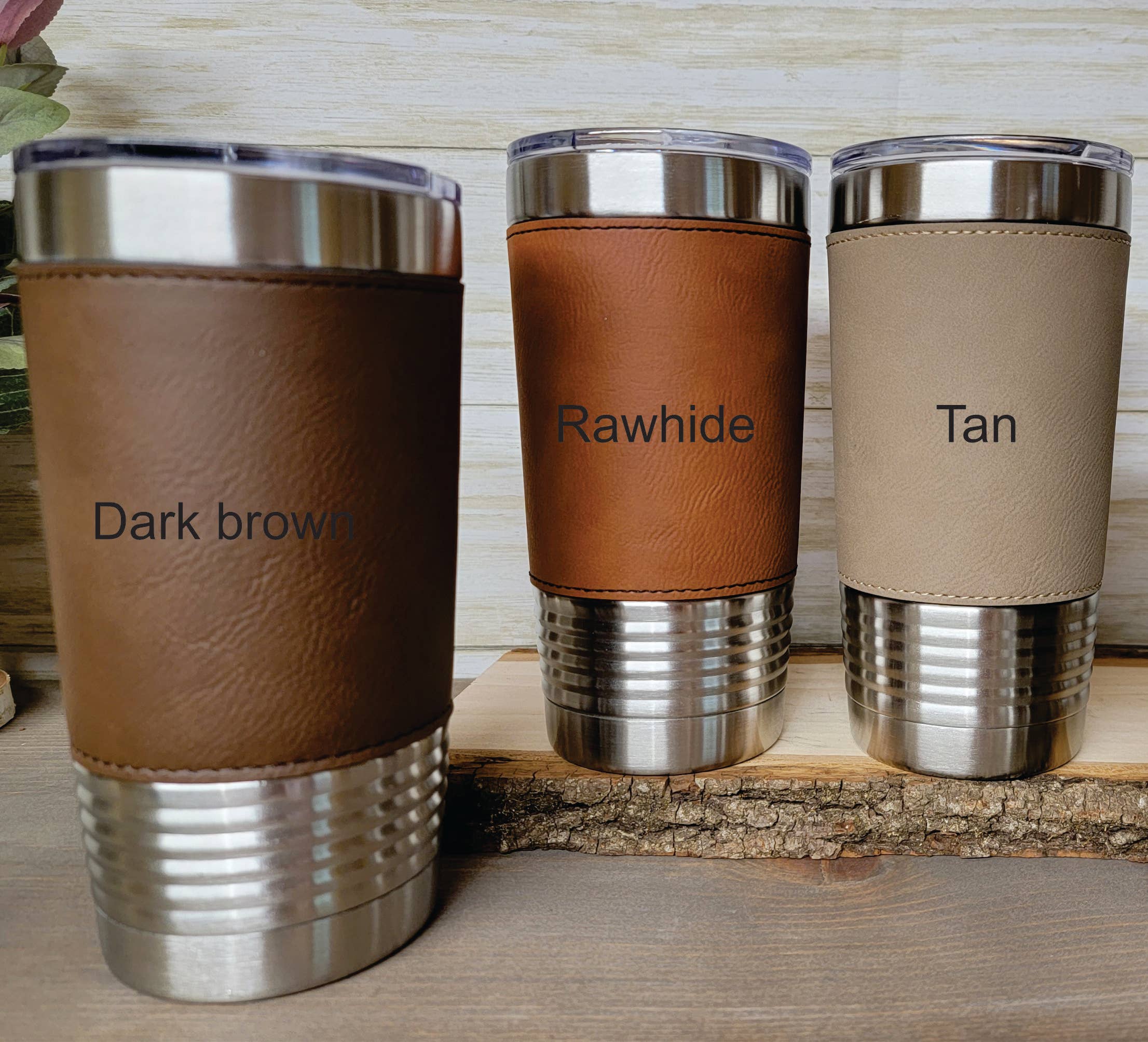 Clack Design - Wholesale Insulated mug/tumbler - Fishing American Flag Leather Tumbler. Bass Fishing0