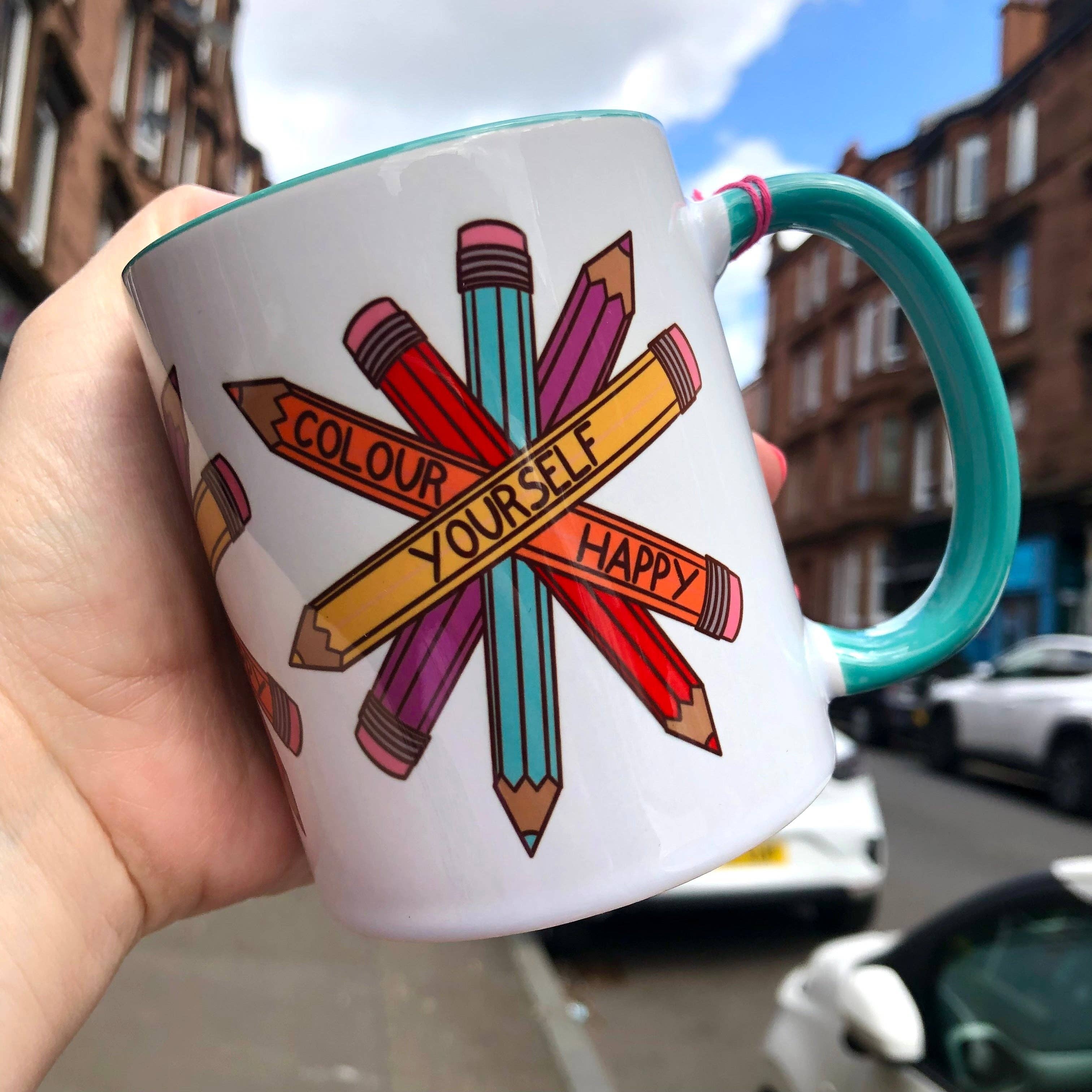 PaintsPylons - Wholesale Coffee Mug - Colour Yourself Happy Mug3