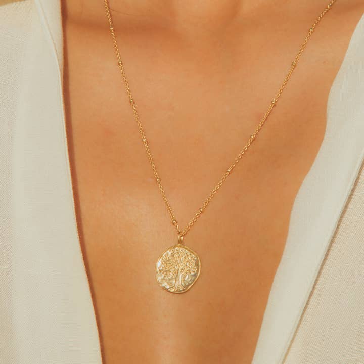 Agapée Jewelry - Wholesale Pendant/Charm Necklace - Gaya Necklace | Jewelry Gold Gift Waterproof