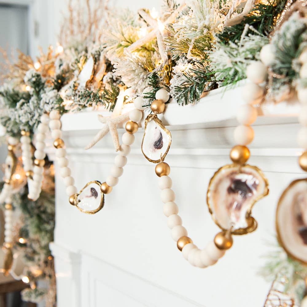 Grit and Grace Studio - Wholesale Bunting/Garland - Oyster Shell Garland2