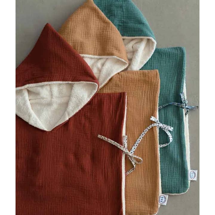 Manufacture des bébés français - Wholesale Poncho Towel - Kids & Baby - Camel bath poncho5